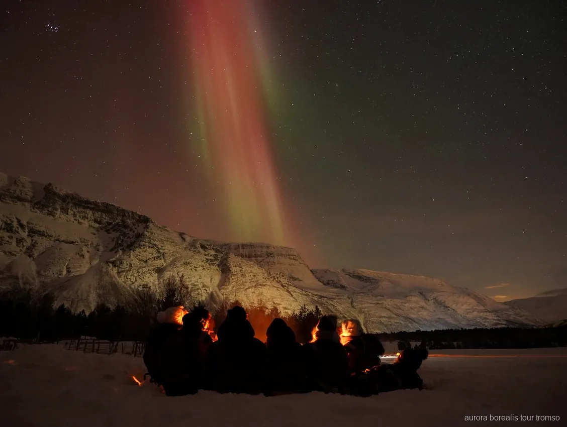Nordlichter aufgenommen während der Tromsø Unbegrenzten Nordlichtjagd